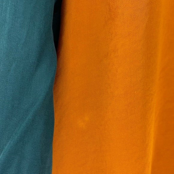 Farm Rio for Anthropologie Puff Sleeve Button Down Women’s M Color Block - Picture 11 of 16